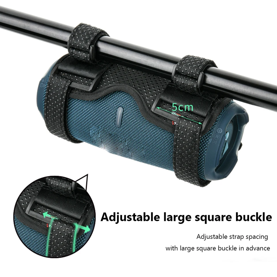 Riwesomey Soporte Para Altavoz De Bicicleta Correa Ajustable Altavoz Inalambrico Soporte Para Botella De Bebida Correa Accesorios Para Motos