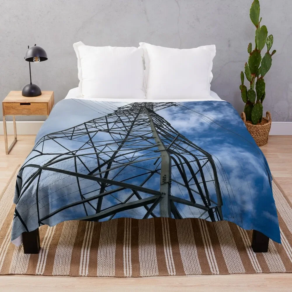 

Power Pylon Throw Blanket Luxury warm winter Decoratives Warm Blankets