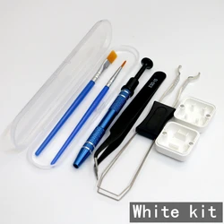 Mechanical Keyboard Accessory Kit - Deluxe Keycap & Switch Maintenance Set (White kit)