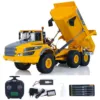 RTR 1/16 A40G RC Hydraulic Articulated Truck Light Sound Double E Toy Metal Radio Control Dumper Truck Car Tipper Gift TH23143 1