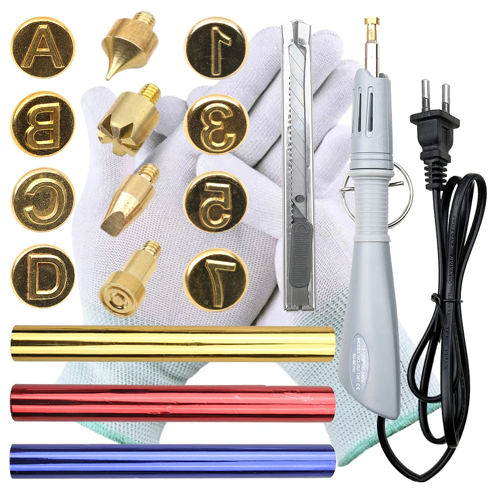 Hot Stamping Applicator Kit EU Plug with US Adapter DIY Crafts