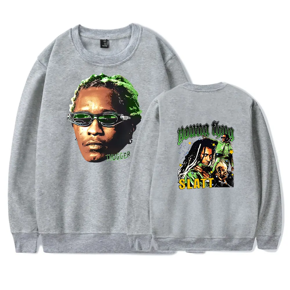 

Пуловер с длинным рукавом и круглым вырезом для мужчин и женщин