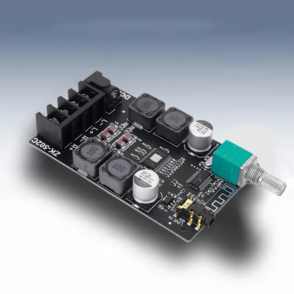 TPA3116D2 HIFI 블루투스 호환 5.0 앰프 보드 스피커, 스테레오 오디오 앰프, 스테레오 디지털 파워 앰프 보드 모듈 AUX