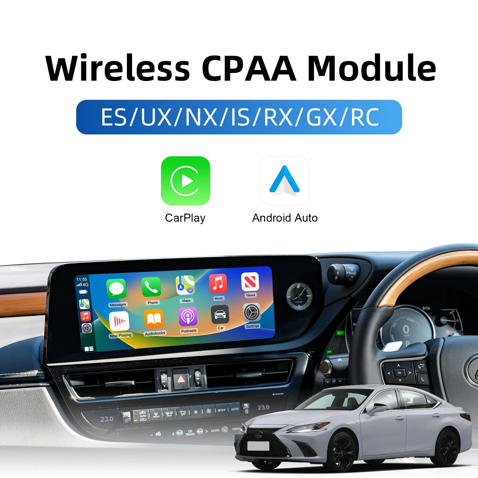 Lexus Wireless CarPlay Android Auto Decoder Box