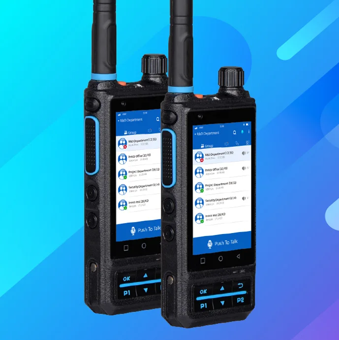 CAMORO S200 2G/3G/4G 젤로 포크 워키토키 양방향 라디오 듀얼 SI..