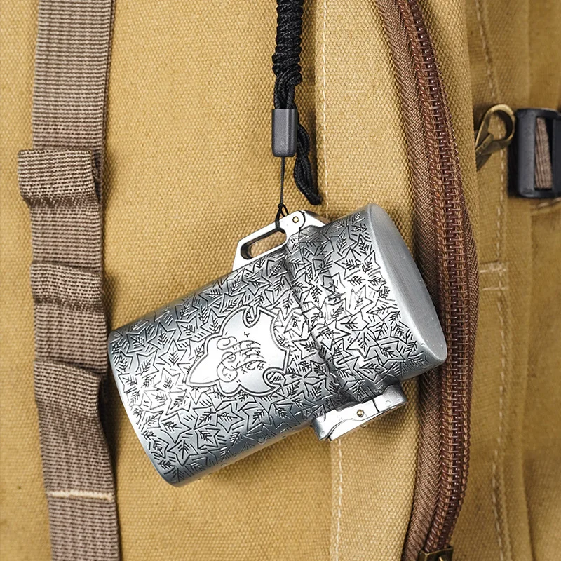 Stylish Embossed Waterproof Cigarette Case - Personalized Compact Outdoor Smoking Accessory
