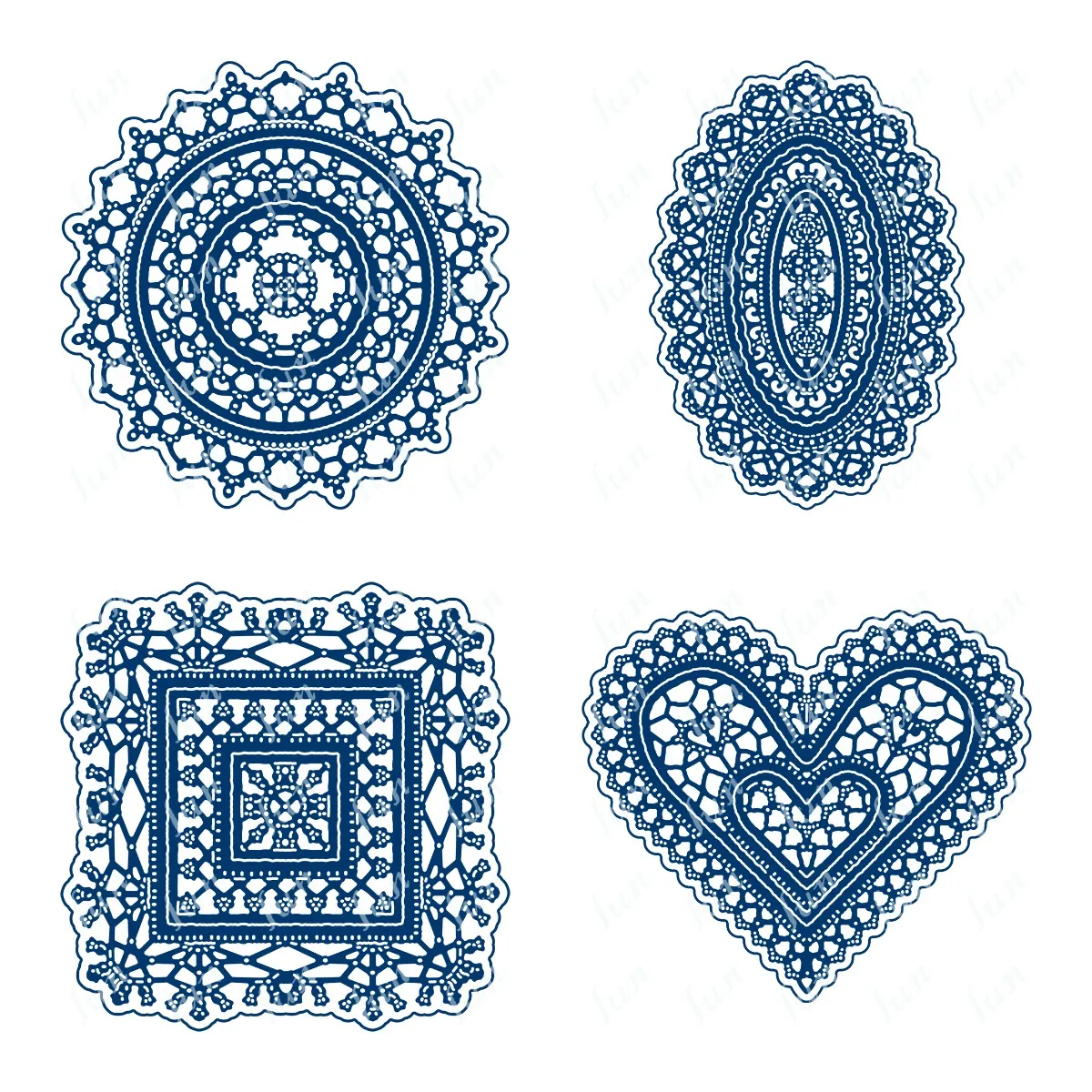 

2023 New Diddy Doily Dies Metal Cutting Dies Scrapbooking Diary Decoration Stencil Embossing Template Diy Greeting Card Handmade