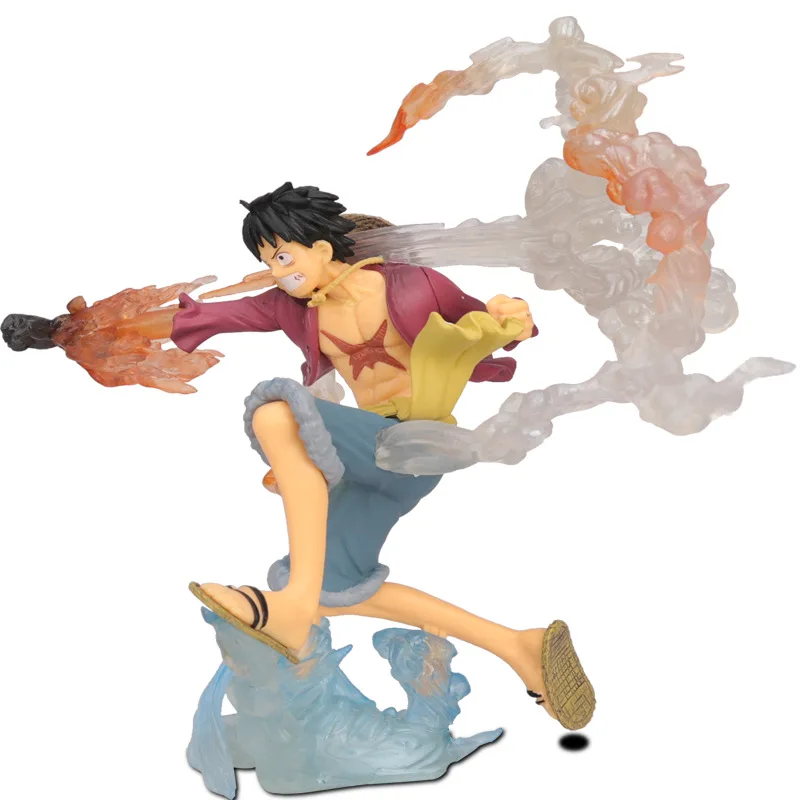 18Cm Bandai One Piece Monkey D Luffy Action Figure Anime Model Decoration Giocattoli Per Bambini