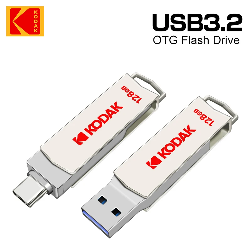 KODAK Portable SSD USB3.2 Type-C External Hard Disk 1tb 512GB 256GB 128GB X203 for Desktop/Laptop/PS5