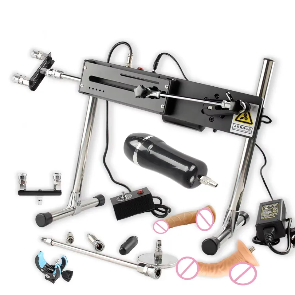 Female Sex Toys Sex Machine with Dildo for Women Strong Power Turbo Gear Masturbation V-U-Lock Vibrator