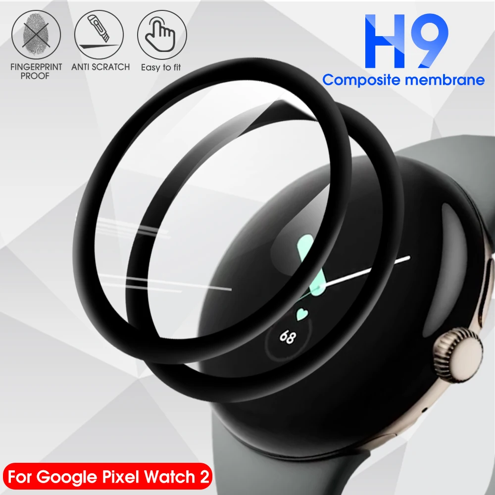 

For Google Pixel Watch/Wacth 2 Clear 3D Curved Screen Protector Anti Scratch Smartwatch Soft Films Not Tempered Glass