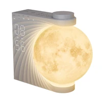 Sunrise Alarm Clock For Bedrooms, Moon Night Light Clock Wake Up Light For Kids Teens,White Noise Sound Machine 1