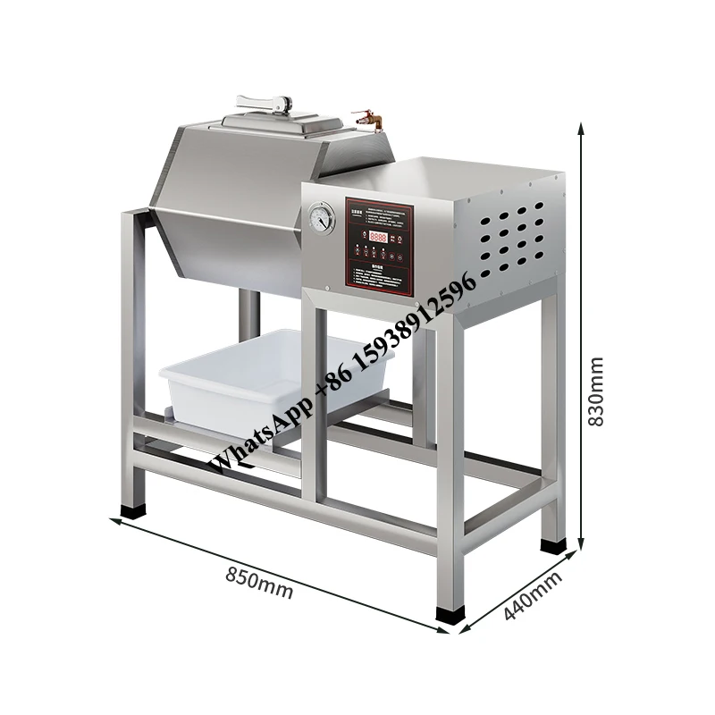 Automatic Pickling Machine Commercial Small Fried Chicken Leg Mixer Rolling Vacuum Kneading Machine 4