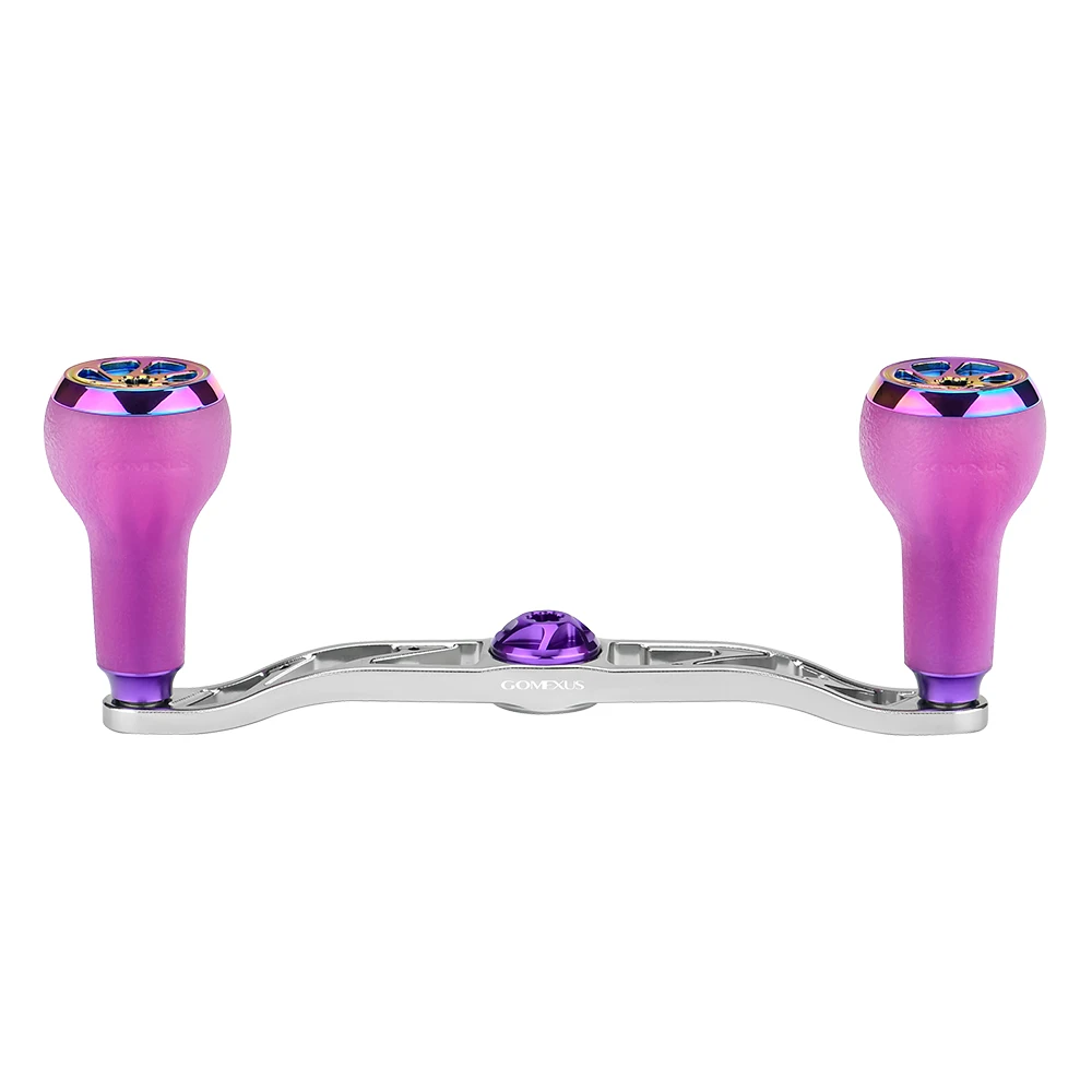 Manivelle Power Handle GOMEXUS 120mm avec poignée TPE 27mm pour moulinets casting Shimano Daiwa Abu Garcia