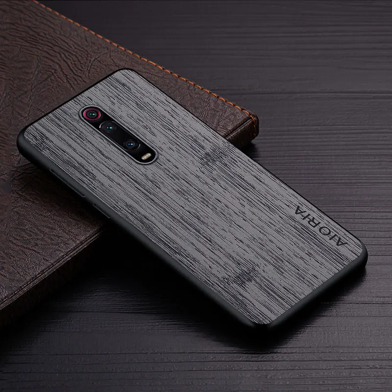 Luxury Bamboo Wood Pattern Leather Case - Premium Cover