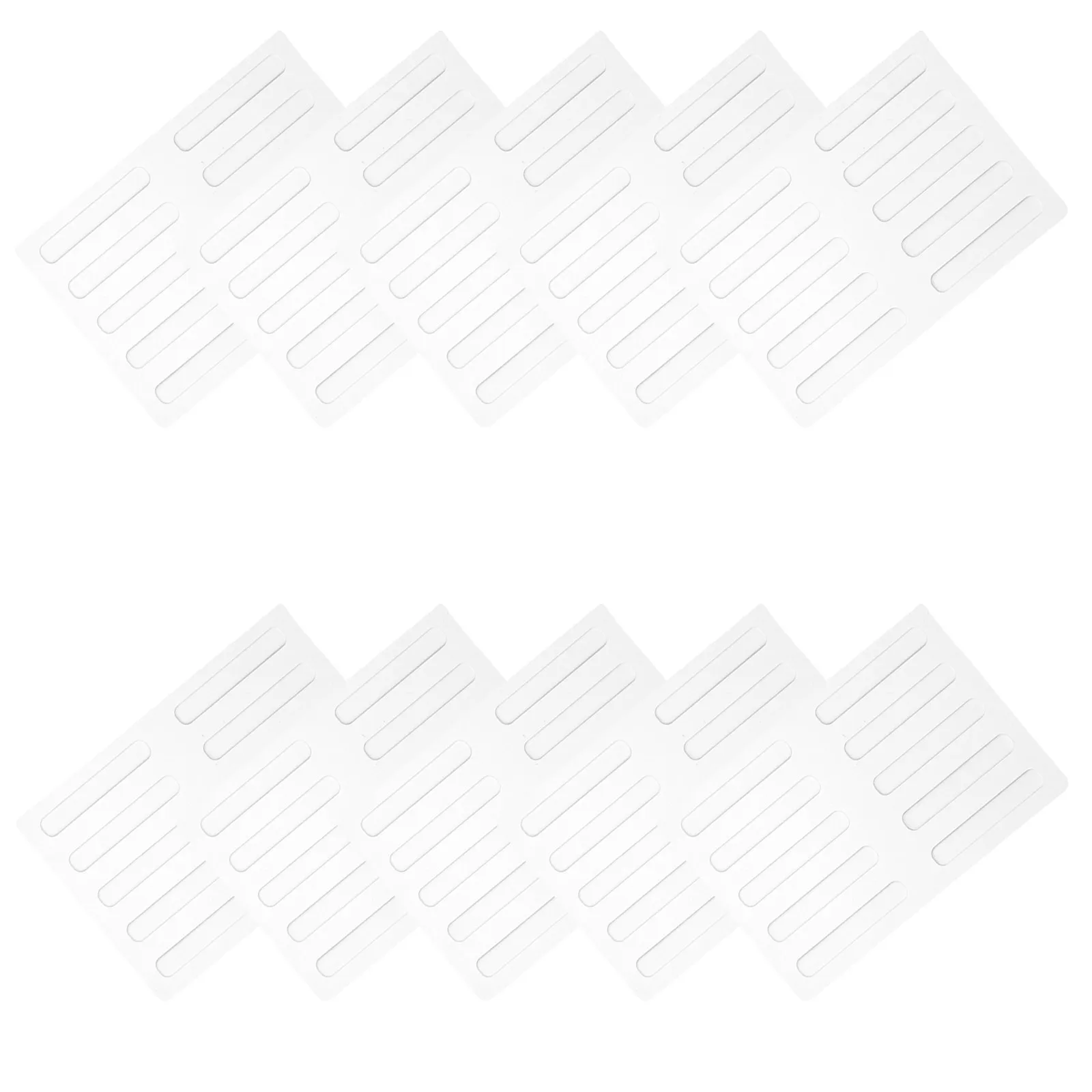50개 충돌 방지 도어 프로텍터: 가구 테이블용 투명 캐비닛 범퍼 패드 자체 접착식 충격 흡수 스트립