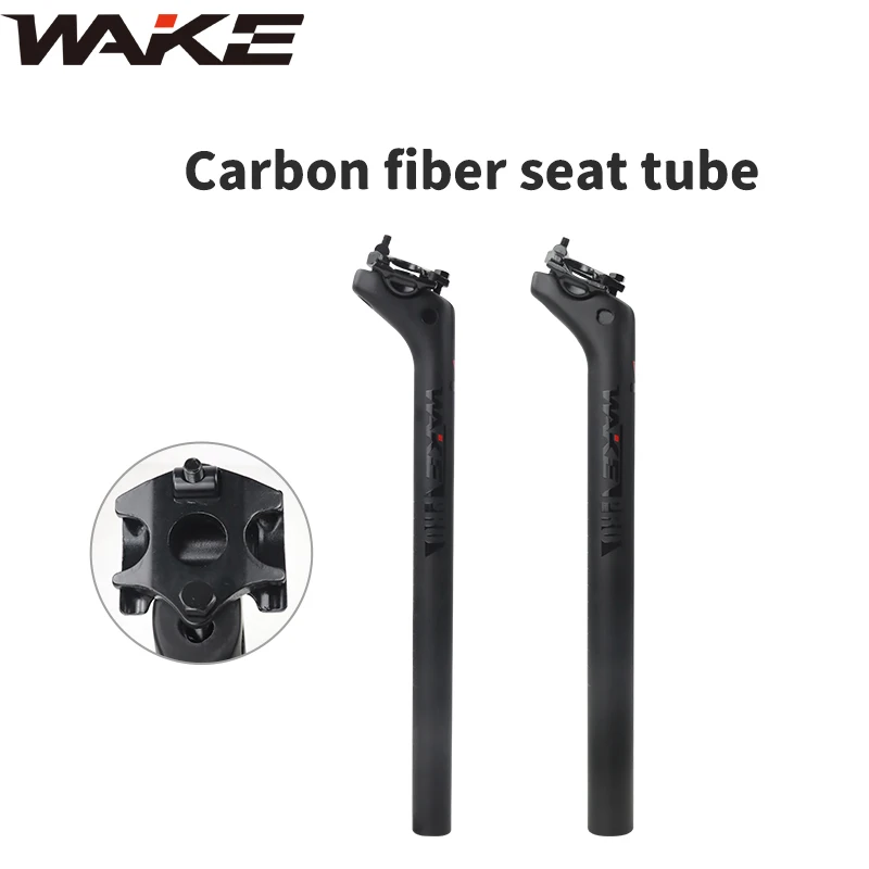 

Wake Mountain Bike Road Bicycle Seatpost T800 Full Carbon Fiber 27.2/31.6mm Seat Tube Accessories Part for MTB BMX Cycling