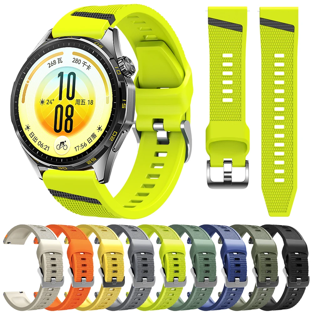 Silicone Sport Bracelet - 22mm Watch Strap