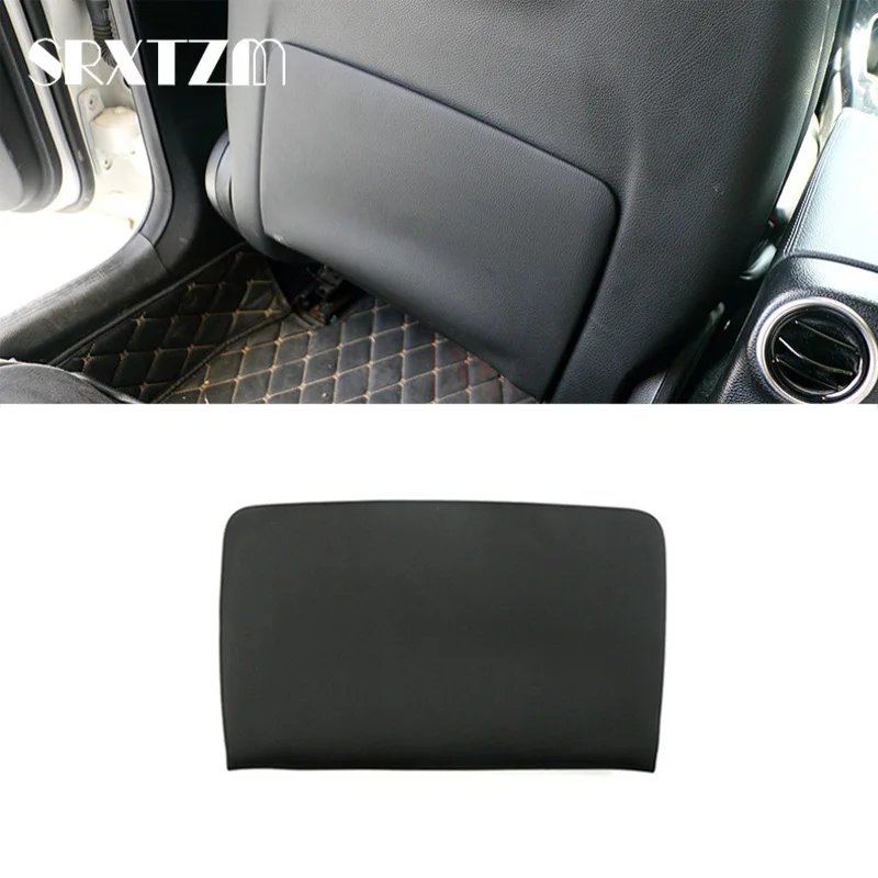 Car Seat Back Backrest Leather Pocket Panel Cover Trimmer For Mercedes