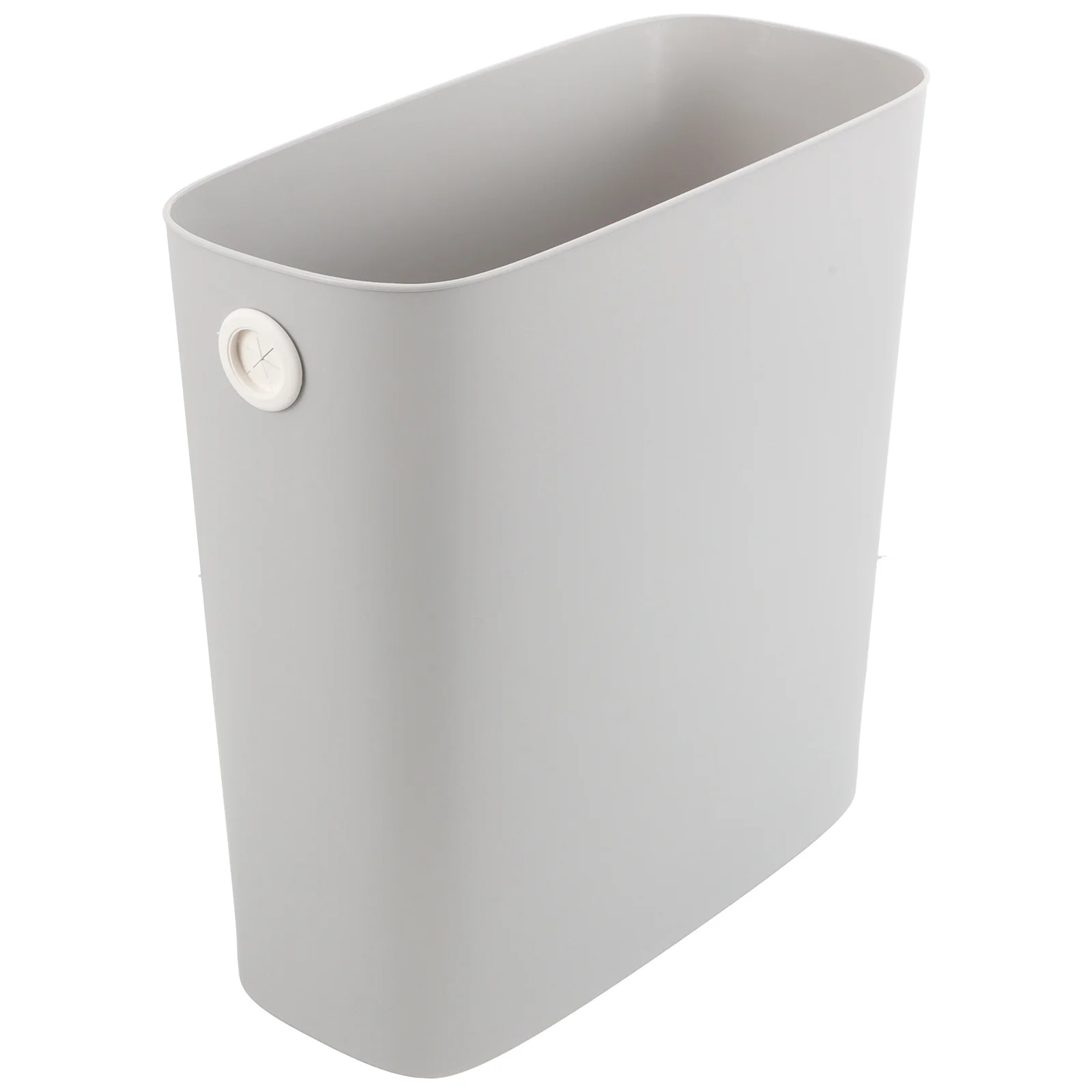 

Slim Outdoor Outdoor Trash Can Plastic Waste Basket Rectangle Garbage Container Narrow Wastebasket Recycle Bin