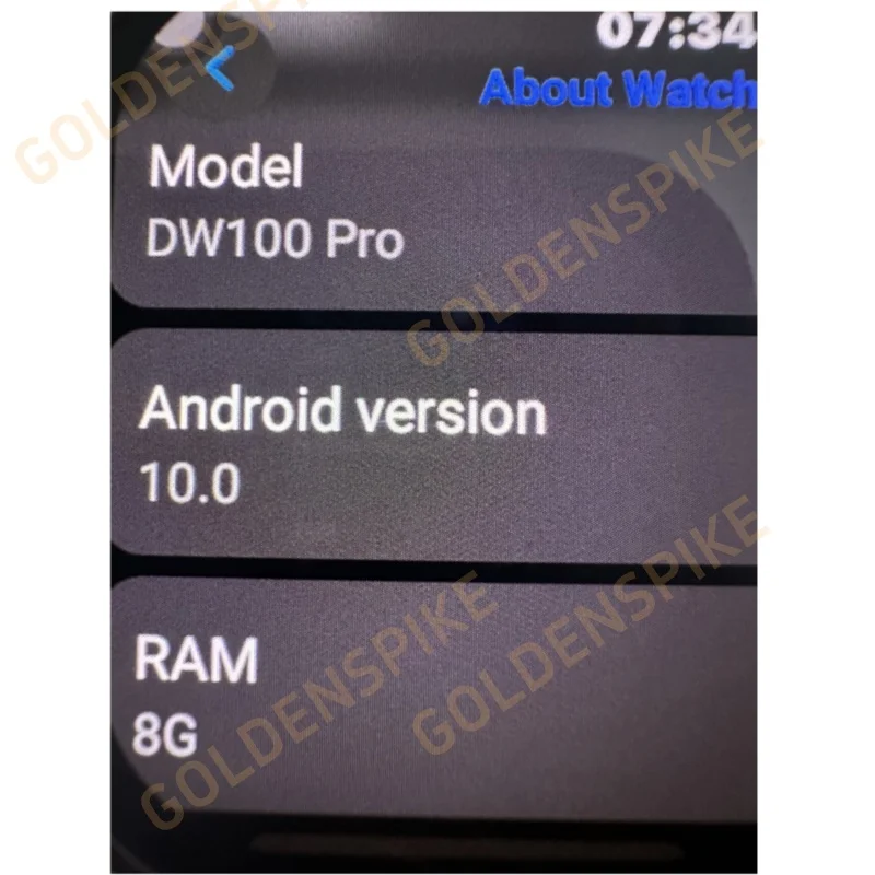 DW100 Pro Smartwatch 2.29inch Fingerprint unlock touch S10 Ultra Smart Watch With Rotary Camera GPS WIFI Sim Card Slot App Store 3