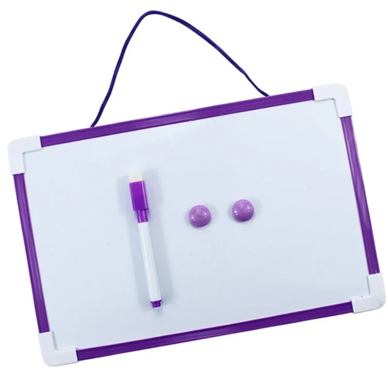 Magnetic Double-sided Dry-erase Whiteboard with Marker and Magnets Set