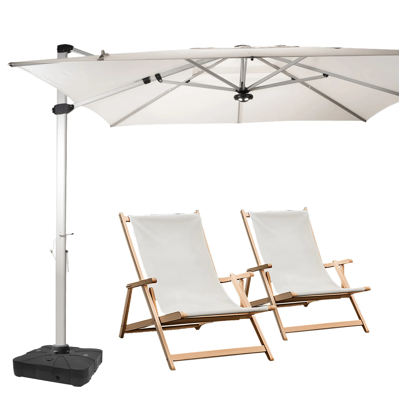 PP Plastic Cantilever Umbrella Base for Outdoor Patio Umbrellas