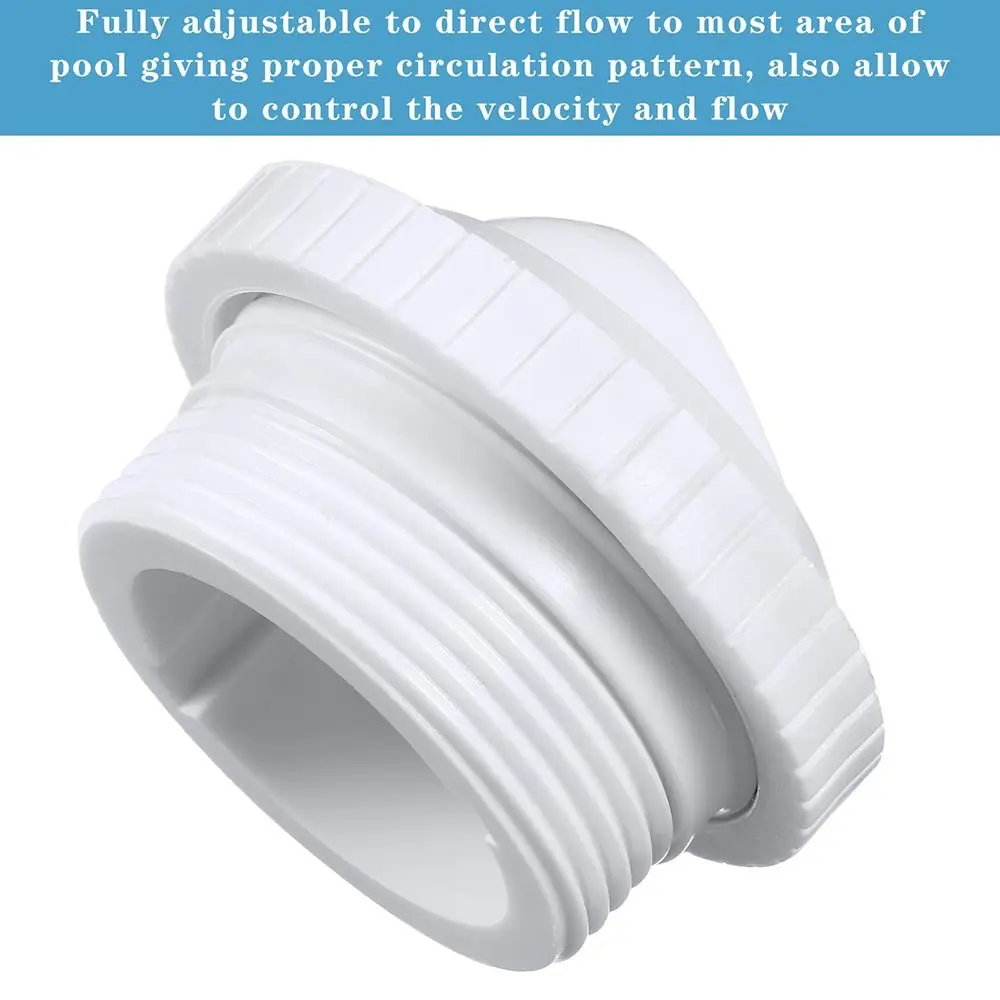 1PC Accessories 1/2 inch opening Swimming Pool Water Outlet Nozzles Pool Return Fittings Pool Jet Nozzles Flow Inlet Fitting 5
