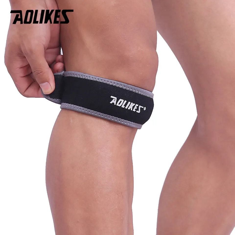 Adjustable Knee Patella Cushioning Neoprene Band Knee Support Sports Running Brace Pads 1PCS knee pad knee support knee support sleeve knee brace knee wraps patellar band knee patch