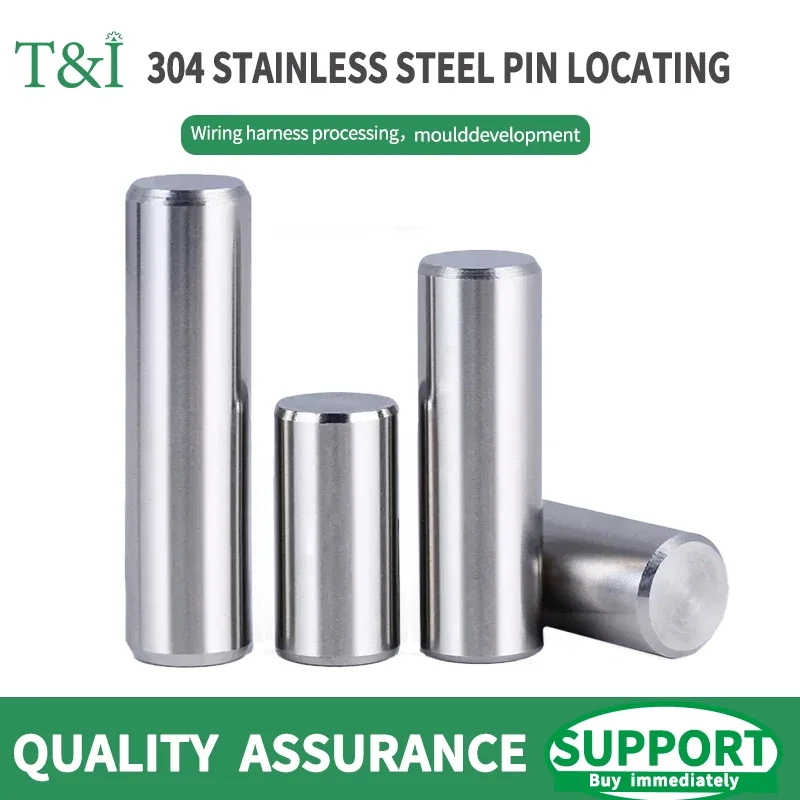 

50/20PCS 304 stainless steel straight pin locating fixed shaft solid matching retaining ring M3.5 M4 M5 M6 M8 M10