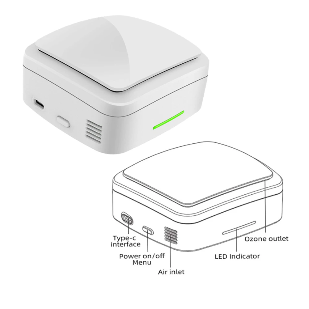 Robust ABS and PC materials Color: White Air Purifier