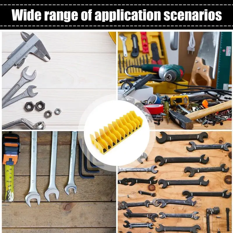 Wrench Storage Organizer 10 Slot Plier Holder Cutter Hammers Hand Tools Modular Toolbox Holder Plastic
