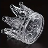1pc Elegant Crown-Shaped Glass Storage Box Classic Multipurpose Vanity And Countertop Decor Holder Beauty Egg and Ring Storage 6