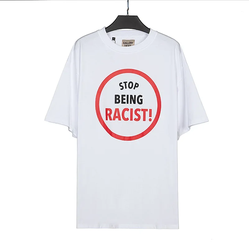 

NEW GALLERYS DEPT 2024 Letter Printed round Neck Loose Short Sleeve Shirt Wholesale Street Casual Style Loose Tees