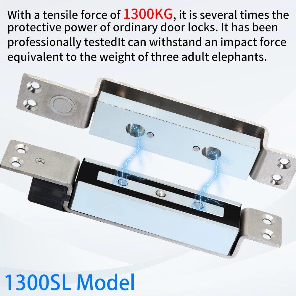 Concealled Shear Lock Electromagnetic Embedded Electric Magnetic Lock For Door A