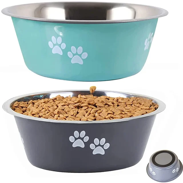 Cute Dog Bowls for Medium Large Dogs Feeding Bowls Water Bowls Stainless Steel Small Dog Food Bowl Elevated Raised Pet Feeders Cute Dog Bowls for Medium Large Dogs Feeding Bowls Water Bowls Stainless Steel Small Dog Food Bowl Elevated Raised Pet Feeders