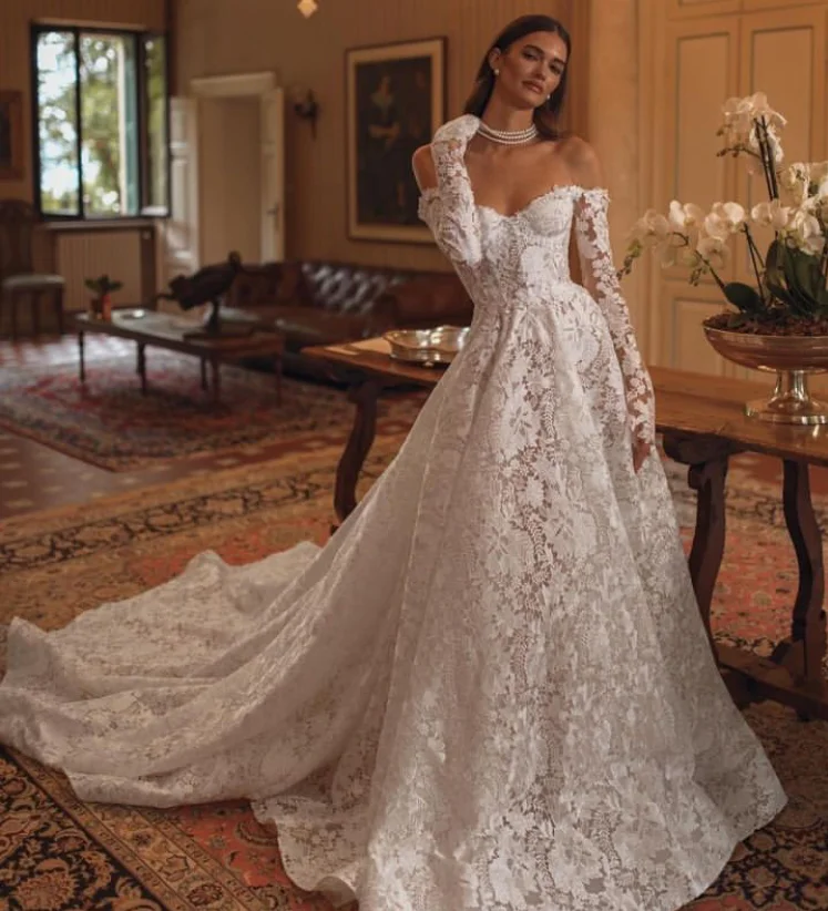 vestido longo vestido vintage casamento