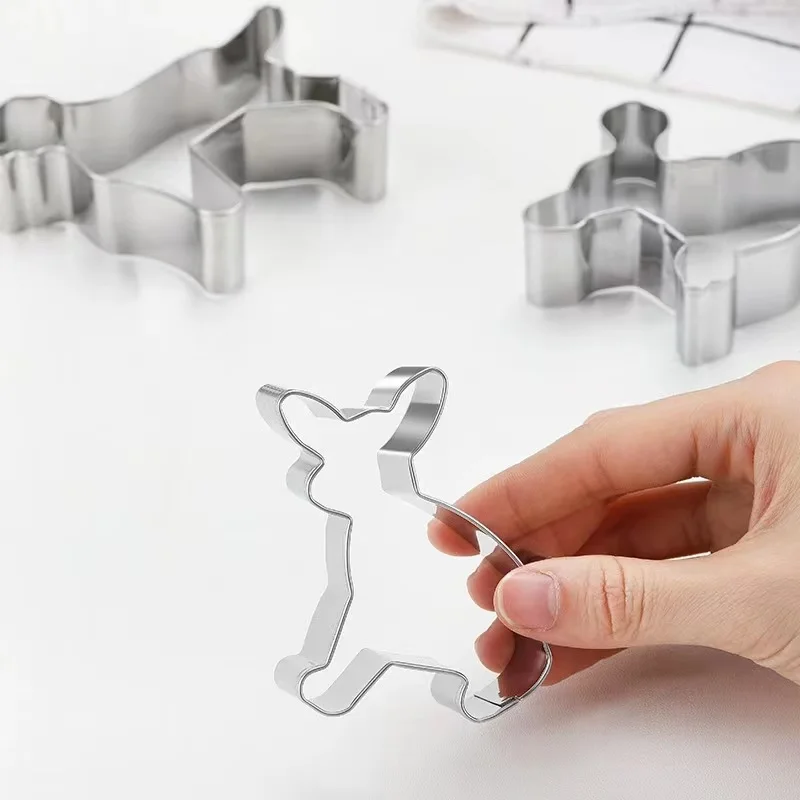 Stampino Per Biscotti In Acciaio Inox A Forma Di Cane – Larghezza 11 Cm, Spessore 2 Cm – Ideale Per Pasticceria Creativa