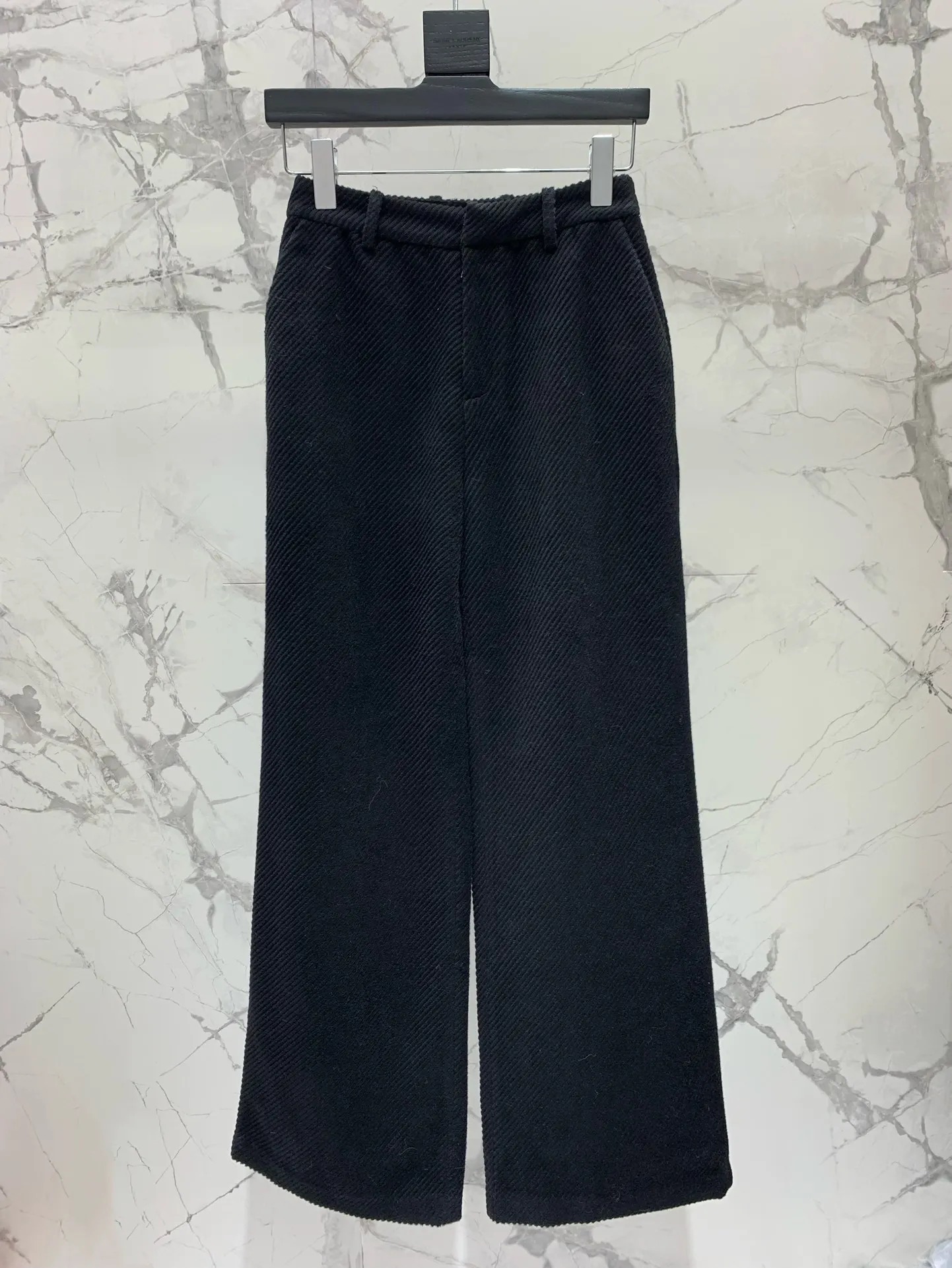 

Velvet pants wide leg straight version casual fashion 2024 fall new hot 0104