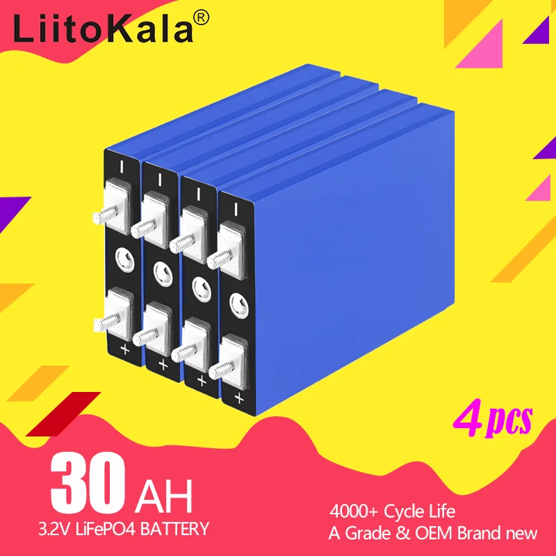 LiFePO4多目的バッテリー 12V 30Ah LVYUAN LiFePO4（リン酸鉄リチウム）電池 リチウムイオン