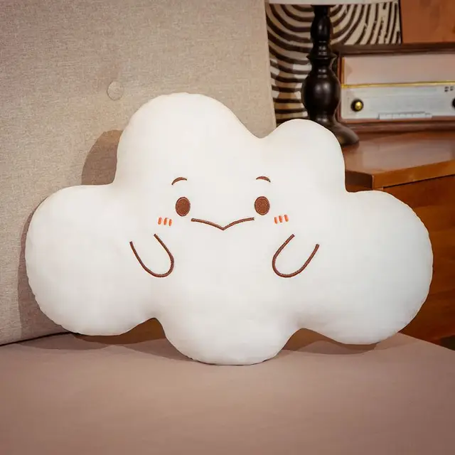 50CM New Super Soft Cloud Plush Pillow Stuffed Cloud Shaped Cushion White Cloud Room Chair Room Decor Pillow Seat Cushion Gift