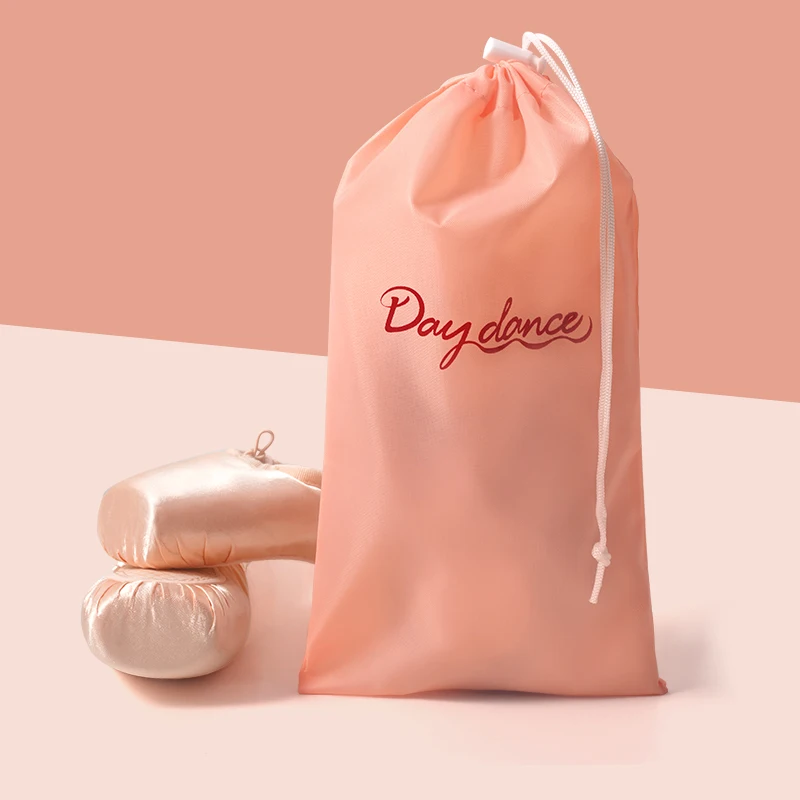 Kordelzug Ballett Spitzenschuhe Taschen Satin Tanz Hausschuhe Taschen Rosa Accessoire für Mädchen Frauen – Detail 8