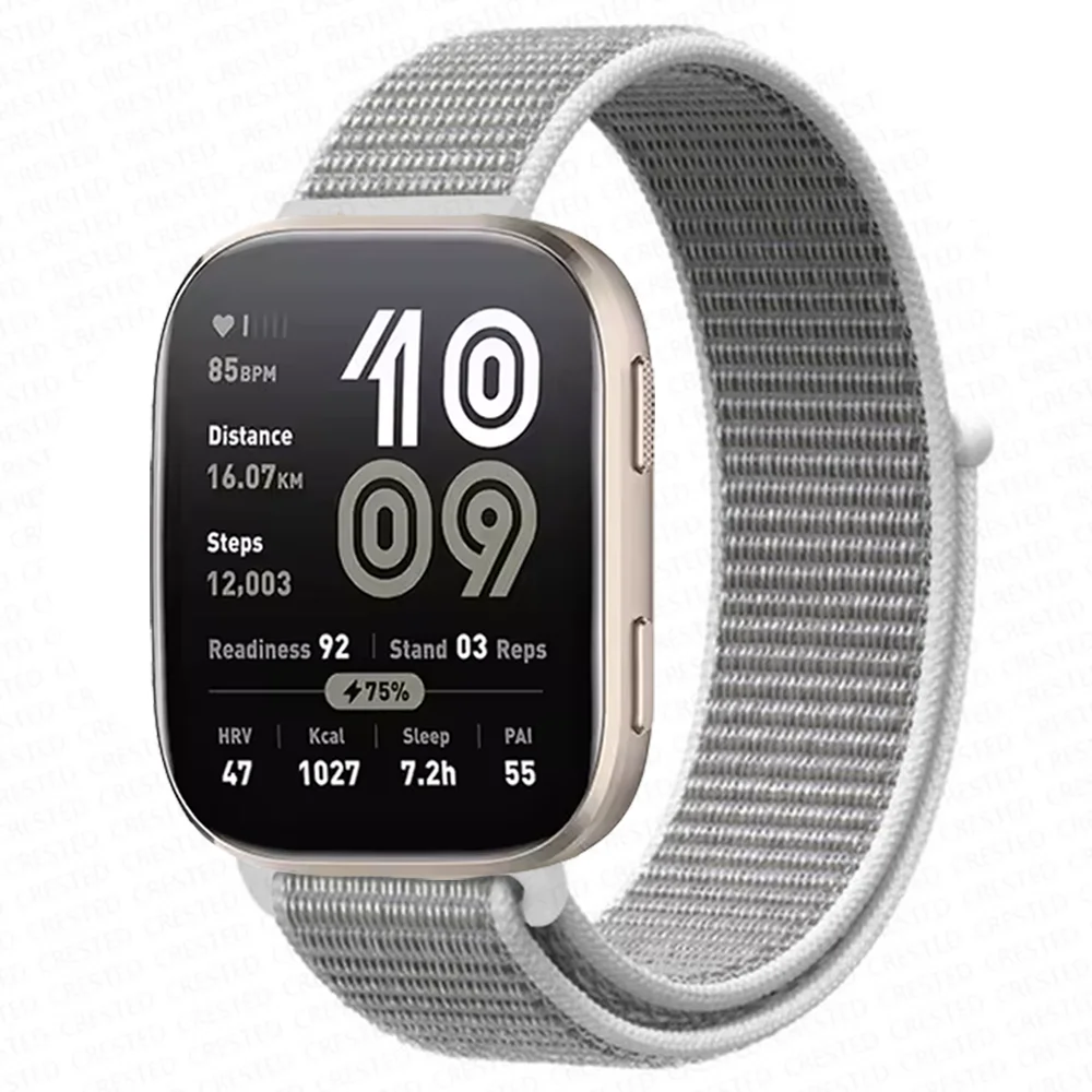 Nylon Loop Watchband Bracelet - 22mm Strap Replacement