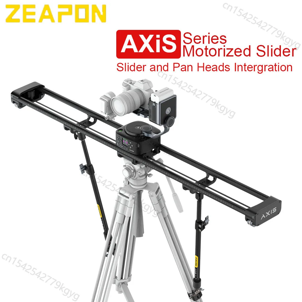 Zeapon AXIS 80 Pro 100 Pro 120 Pan Heads Multi-axis Motorized Slider Carbon Fiber Camera Slide LCD Screen Photography