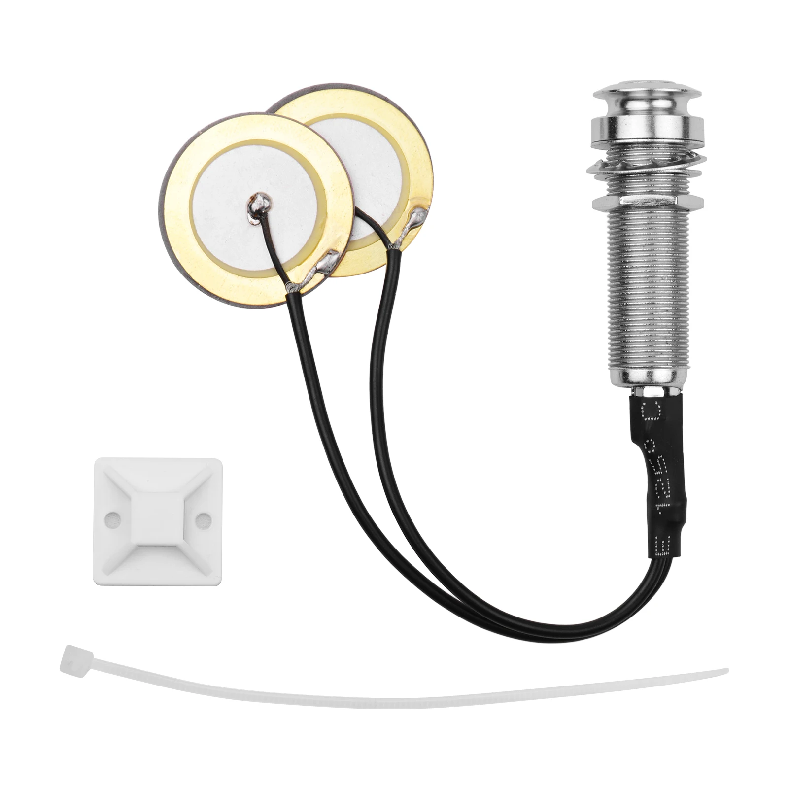 Pickup Piezo Trasduttore Amplificatore Precablato Per Chitarra - 3