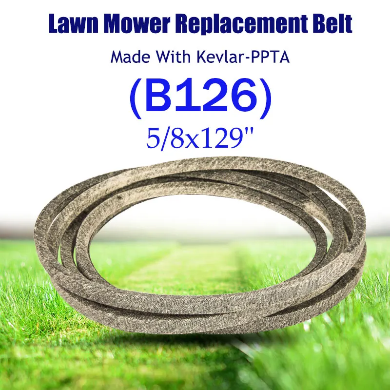 

For J/ohn Deere V-BELT 5/8"x129" Made with Kevlar Lawn Mower M142997 M163991 B126