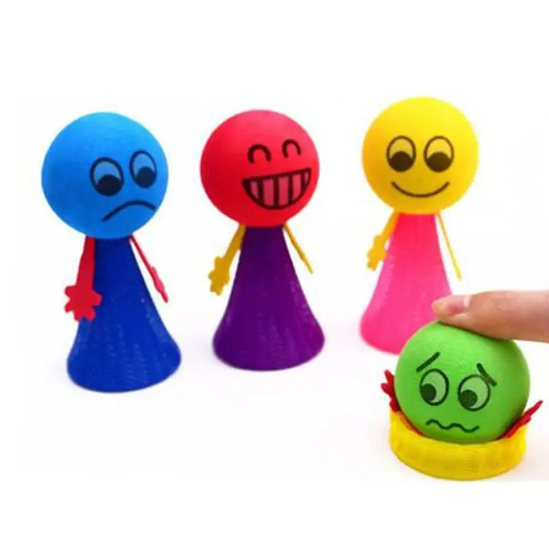 15Pcs Kids Plastic Doll Funny Toy Children Toys Random Multicolor Kids Baby Creative Gift Jump Bounce Elf Party Birthday Fly Man