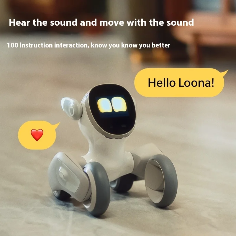 LOONA Smart Robot Luna Accompany Voice Dog Family Intelligent pet Robots Pet Monitor Electronic Robot Toy Gift For Kids Custom