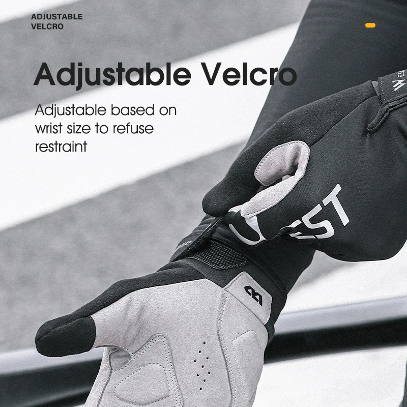 WEST BIKING Cycling Gloves Winter Autumn Touch Screen Outdoor Sports Fitness Bicycle Gloves Men Women Motorcycle Gloves 2