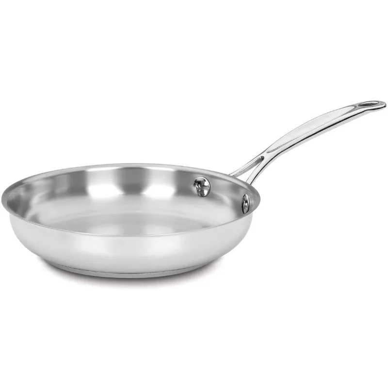 Cuisinart 10-Inch Open Skillet and 722-20NS 8-Inch Open Skillet Bundle